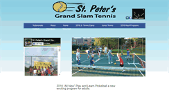 Desktop Screenshot of grandslamtennis.net